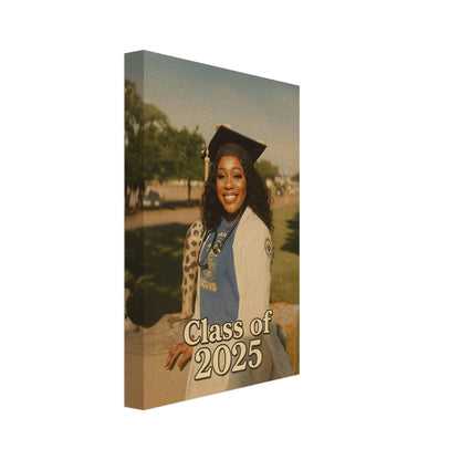 Personalized Graduation Portrait – Canvas - Masterpiece Print
