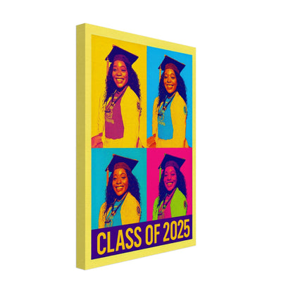 Personalized Graduation Portrait – Canvas - Masterpiece Print