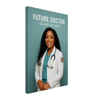 Personalized Graduation Portrait – Canvas - Masterpiece Print