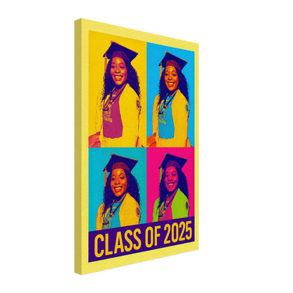 Personalized Graduation Portrait – Canvas - Masterpiece Print