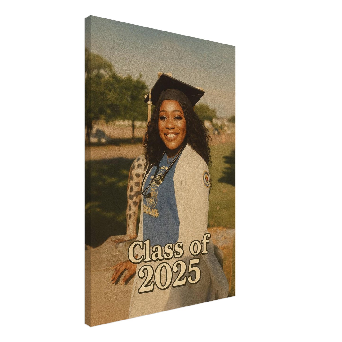 Personalized Graduation Portrait – Canvas - Masterpiece Print
