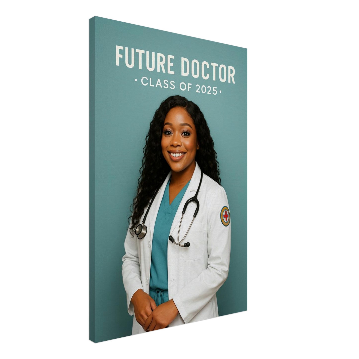 Personalized Graduation Portrait – Canvas - Masterpiece Print