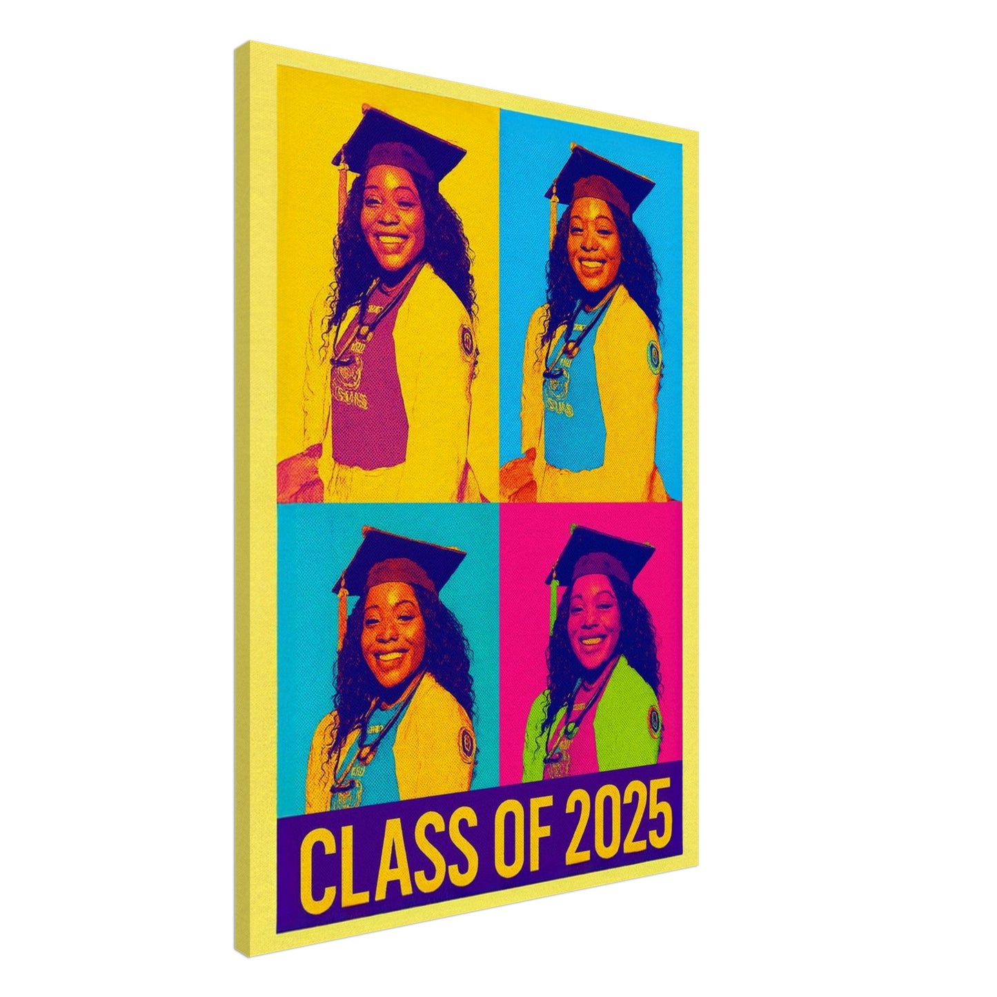 Personalized Graduation Portrait – Canvas - Masterpiece Print