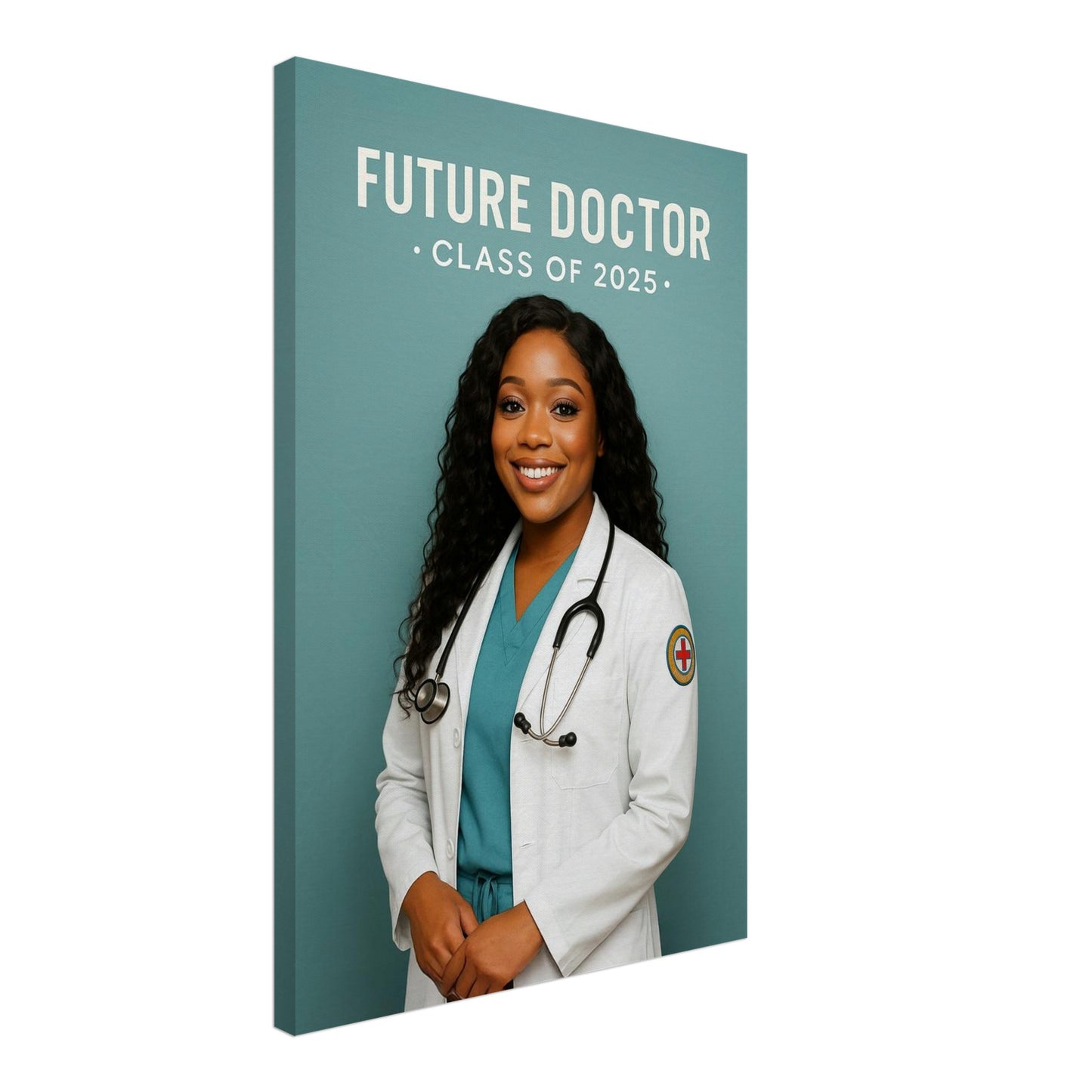Personalized Graduation Portrait – Canvas - Masterpiece Print