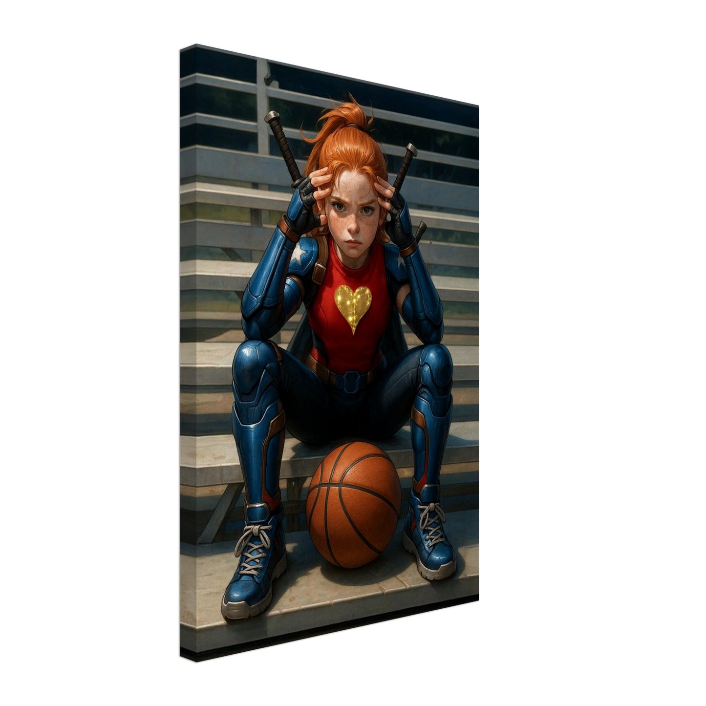 Personalized Kids Portrait – Canvas - Masterpiece Print