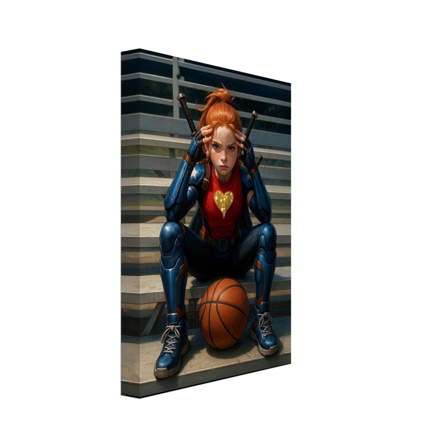 Personalized Kids Portrait – Canvas - Masterpiece Print