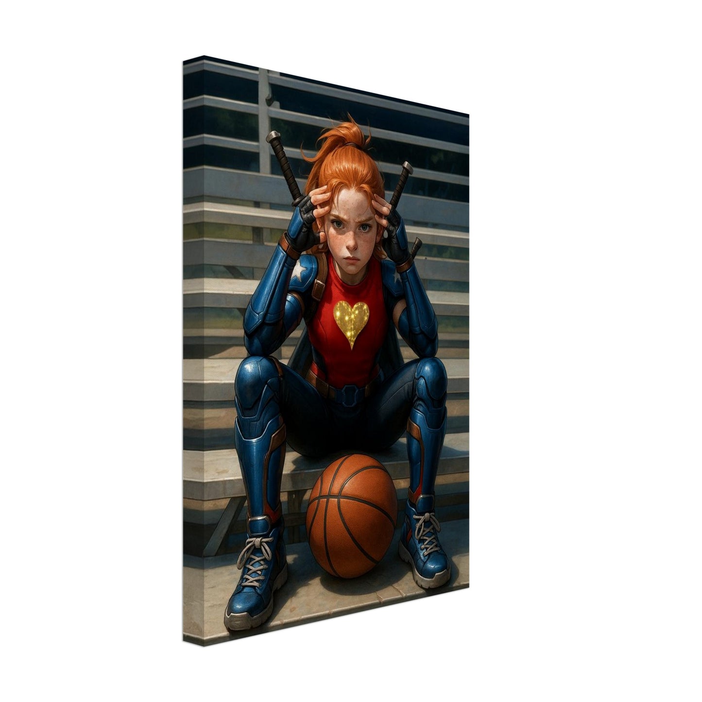 Personalized Kids Portrait – Canvas - Masterpiece Print