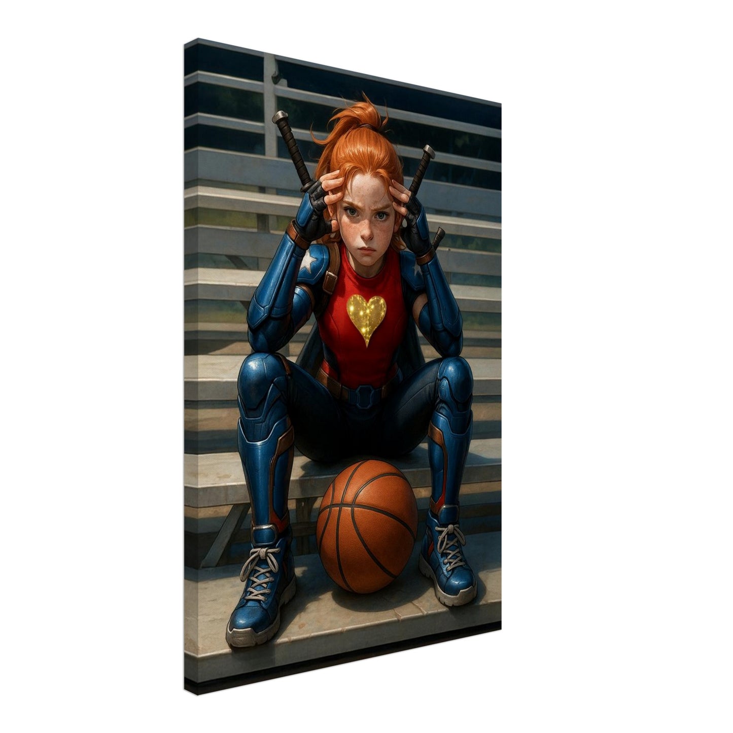 Personalized Kids Portrait – Canvas - Masterpiece Print