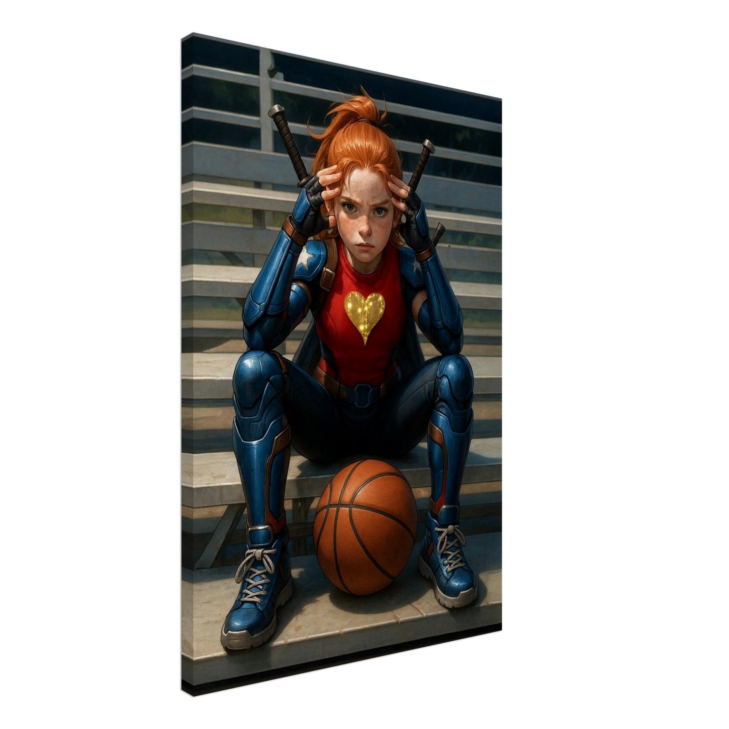 Personalized Kids Portrait – Canvas - Masterpiece Print