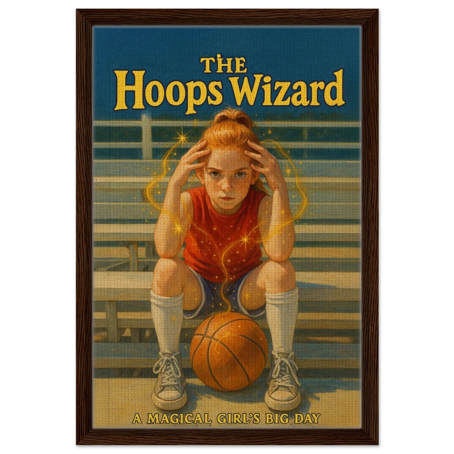 Personalized Kids Portrait – Framed Canvas - Masterpiece Print