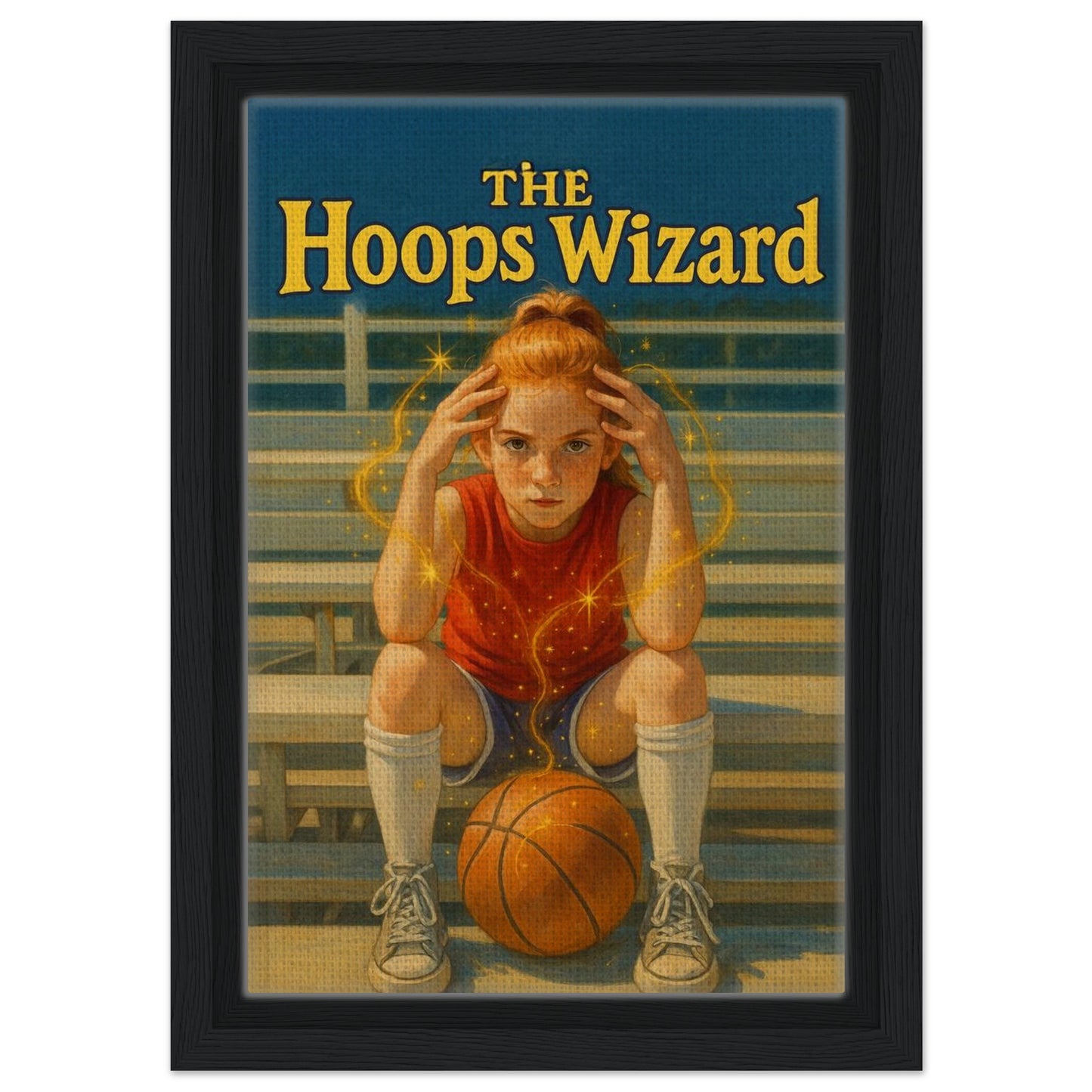 Personalized Kids Portrait – Framed Canvas - Masterpiece Print