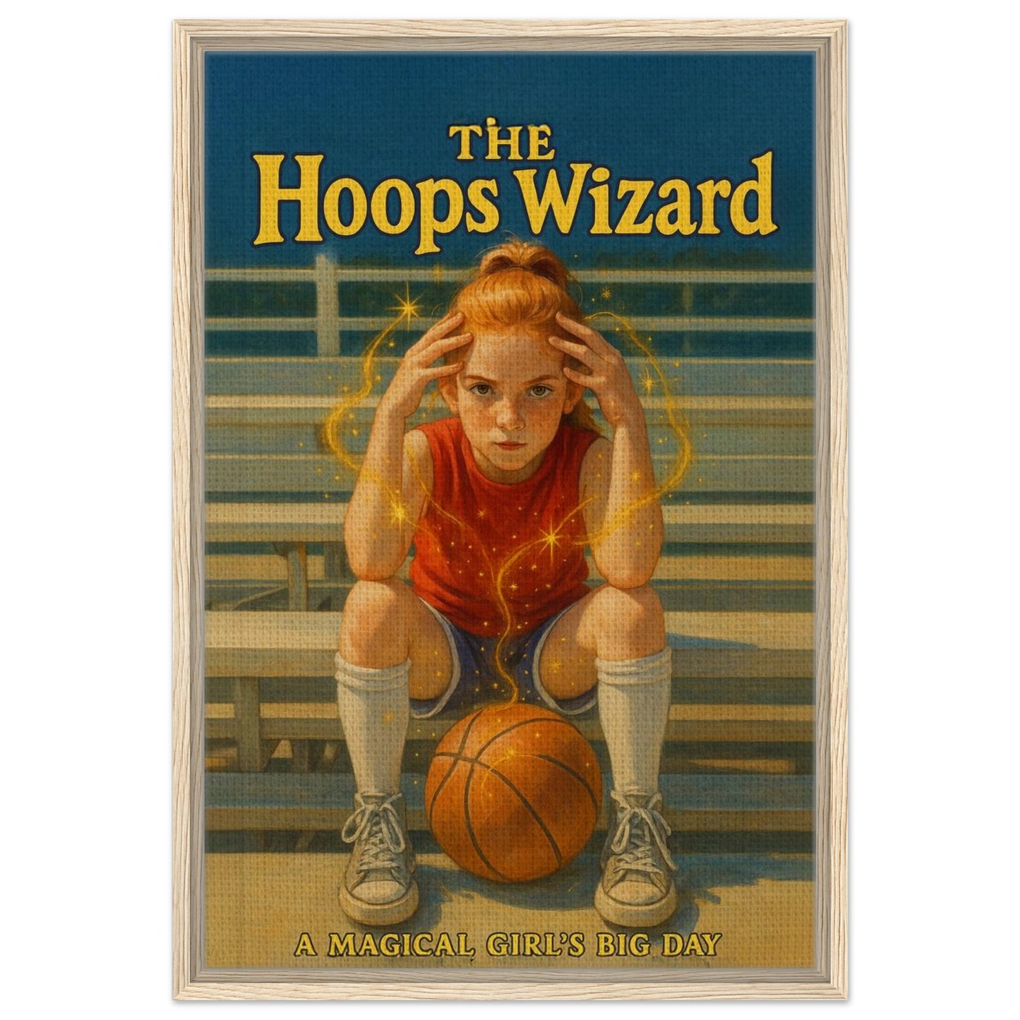 Personalized Kids Portrait – Framed Canvas - Masterpiece Print