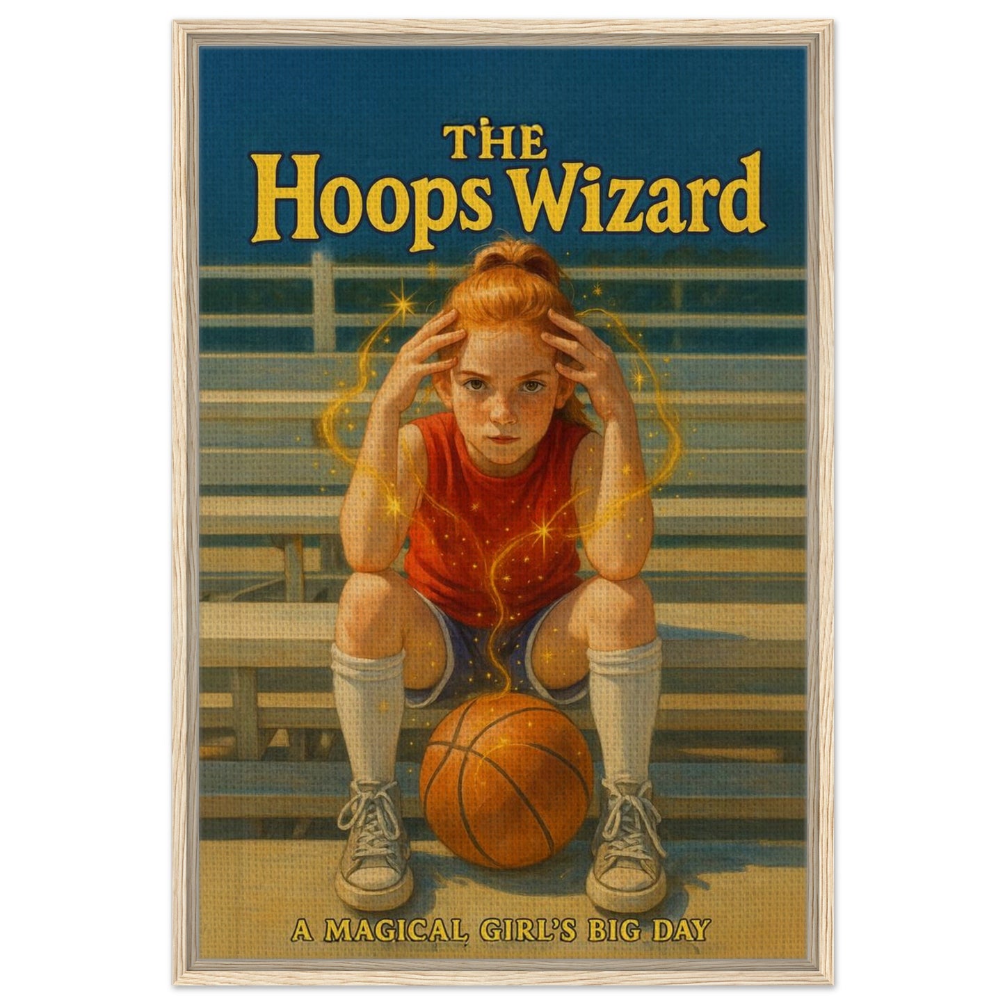 Personalized Kids Portrait – Framed Canvas - Masterpiece Print