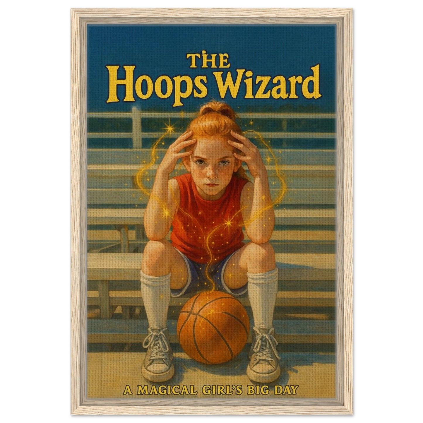 Personalized Kids Portrait – Framed Canvas - Masterpiece Print