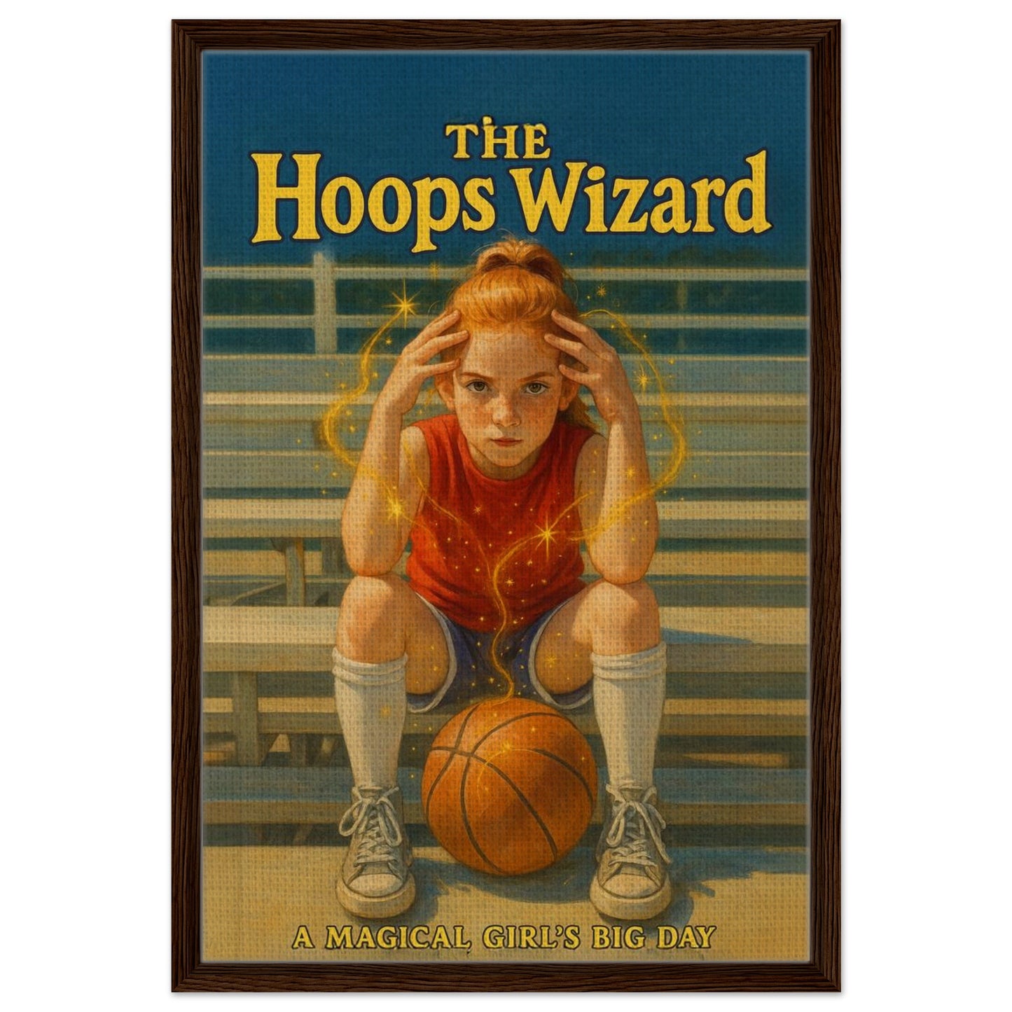 Personalized Kids Portrait – Framed Canvas - Masterpiece Print