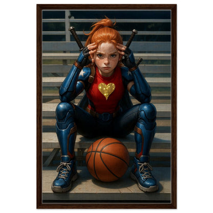 Personalized Kids Portrait – Framed Canvas - Masterpiece Print