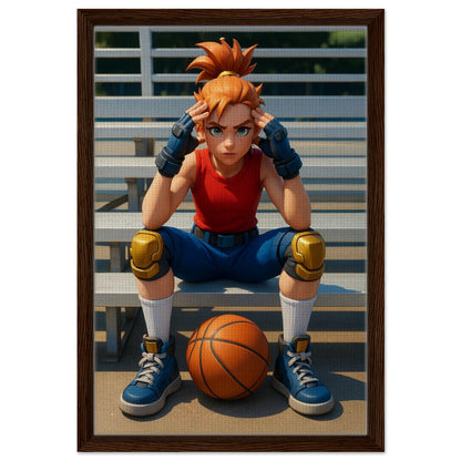 Personalized Kids Portrait – Framed Canvas - Masterpiece Print