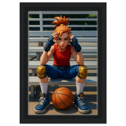 Personalized Kids Portrait – Framed Canvas - Masterpiece Print