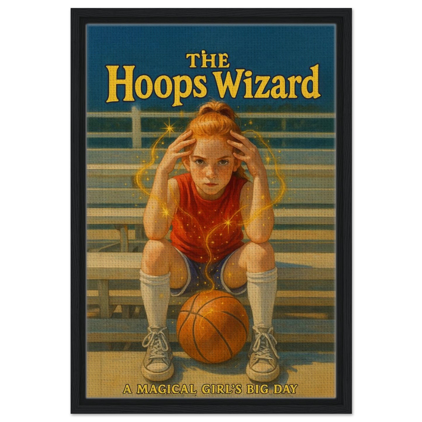 Personalized Kids Portrait – Framed Canvas - Masterpiece Print