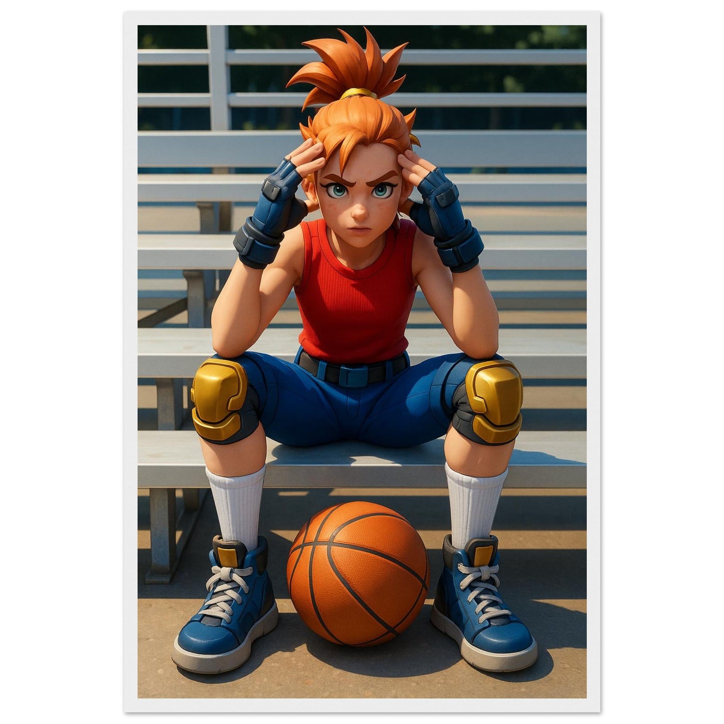 Personalized Kids Portrait – Framed Print - Masterpiece Print