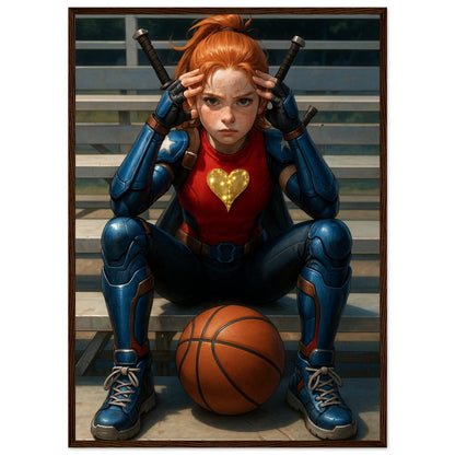 Personalized Kids Portrait – Framed Print - Masterpiece Print