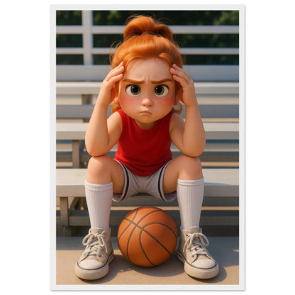 Personalized Kids Portrait – Framed Print - Masterpiece Print