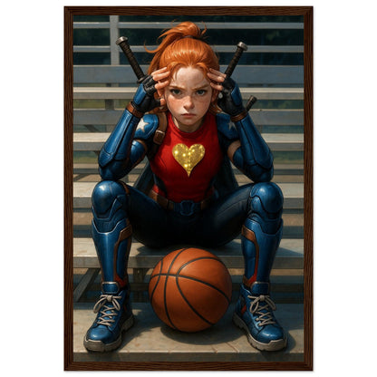 Personalized Kids Portrait – Framed Print - Masterpiece Print