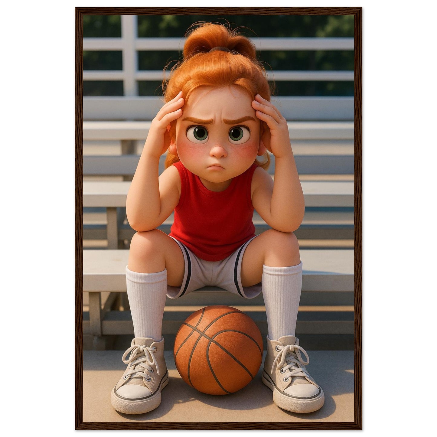 Personalized Kids Portrait – Framed Print - Masterpiece Print