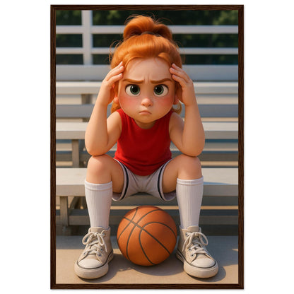 Personalized Kids Portrait – Framed Print - Masterpiece Print