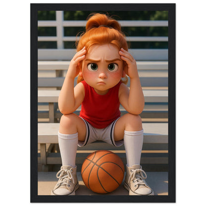 Personalized Kids Portrait – Framed Print - Masterpiece Print