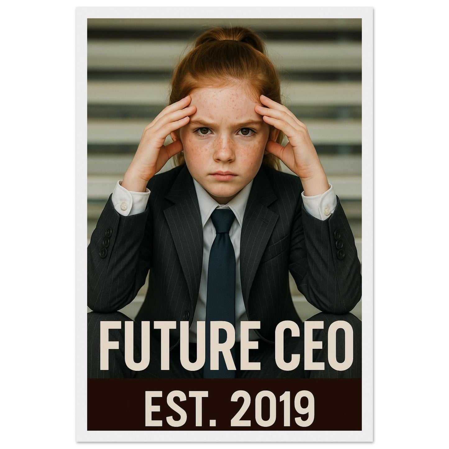 Personalized Kids Portrait – Framed Print - Masterpiece Print