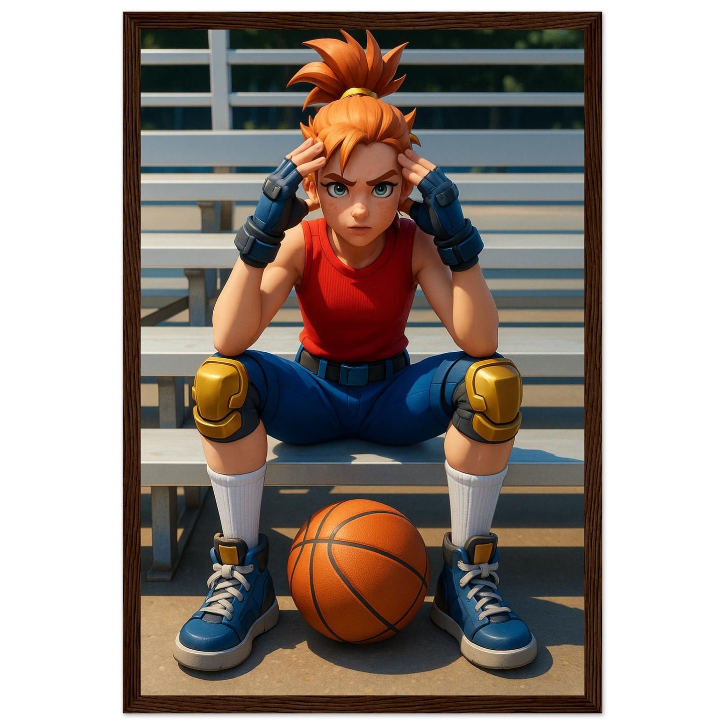 Personalized Kids Portrait – Framed Print - Masterpiece Print