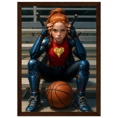 Personalized Kids Portrait – Framed Print - Masterpiece Print