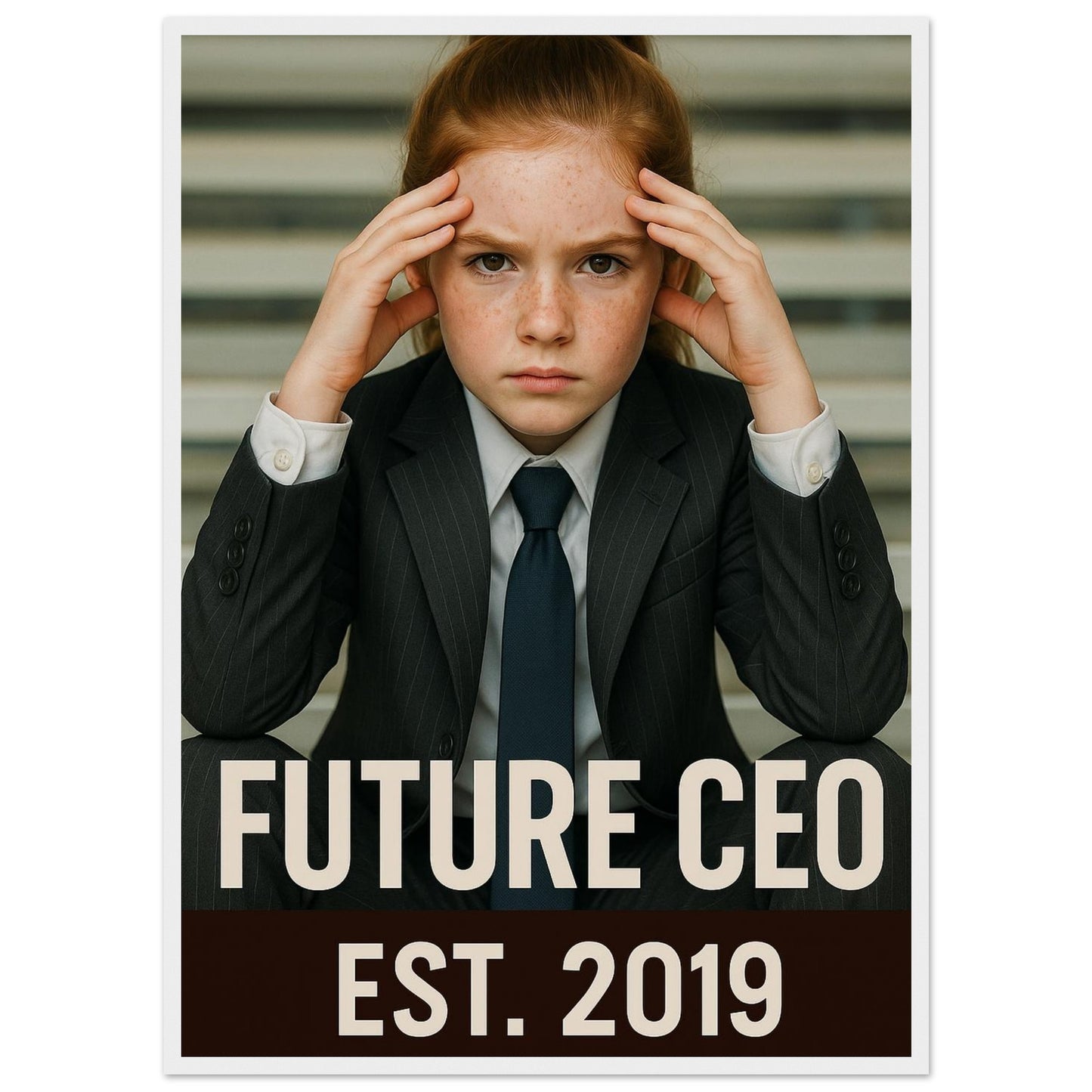 Personalized Kids Portrait – Framed Print - Masterpiece Print