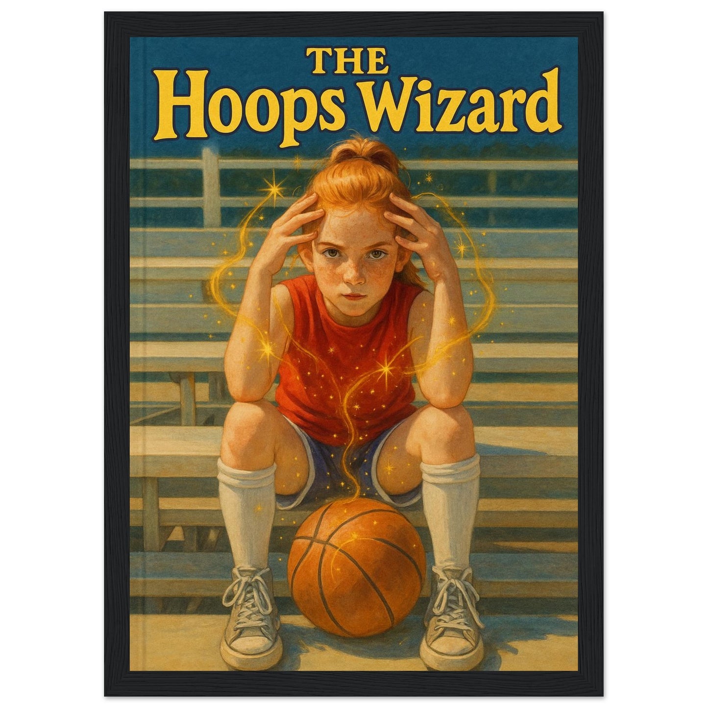 Personalized Kids Portrait – Framed Print - Masterpiece Print