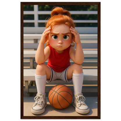 Personalized Kids Portrait – Framed Print - Masterpiece Print