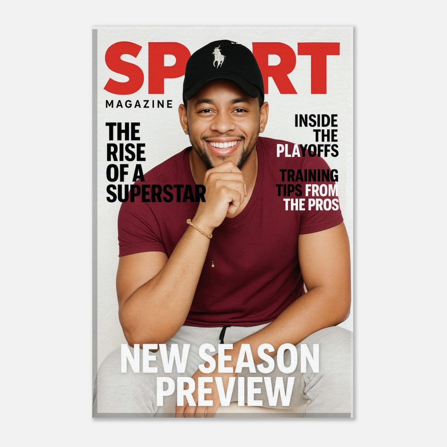 Personalized Magazine Cover – Canvas - Masterpiece Print