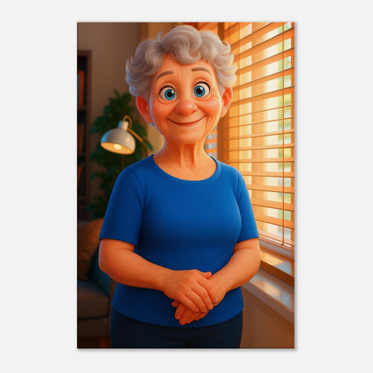 Personalized Mom Portrait – Canvas - Masterpiece Print