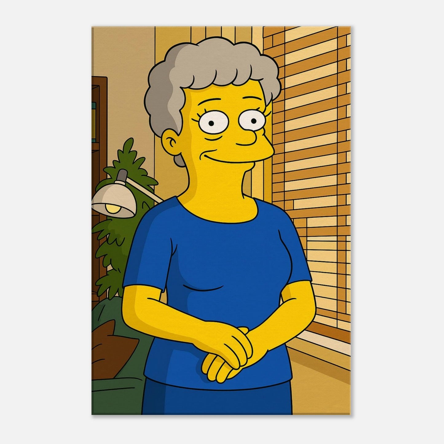 Personalized Mom Portrait – Canvas - Masterpiece Print