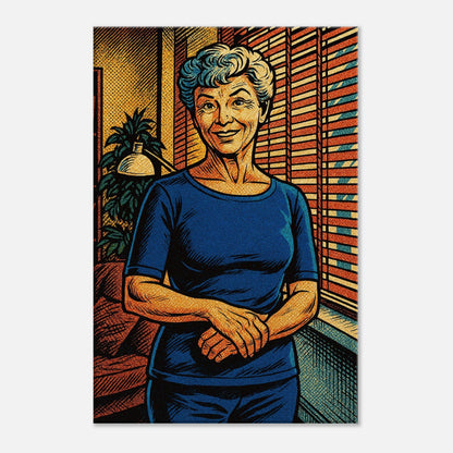Personalized Mom Portrait – Canvas - Masterpiece Print