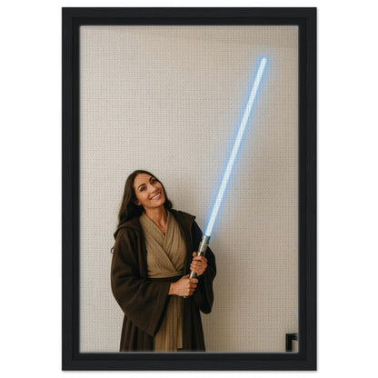 Personalized Movie Portrait – Framed Canvas - Masterpiece Print