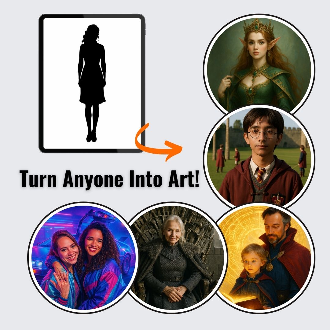 Personalized Movie Portrait – Canvas - Masterpiece Print
