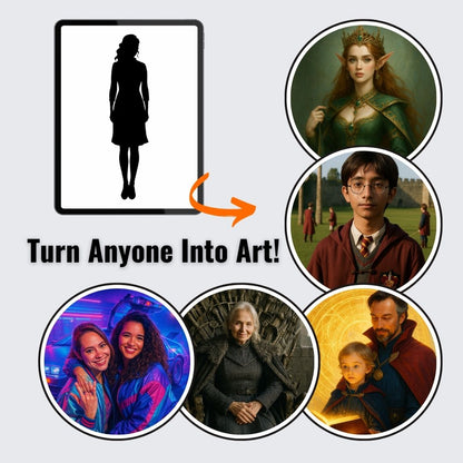 Personalized Movie Portrait – Canvas - Masterpiece Print
