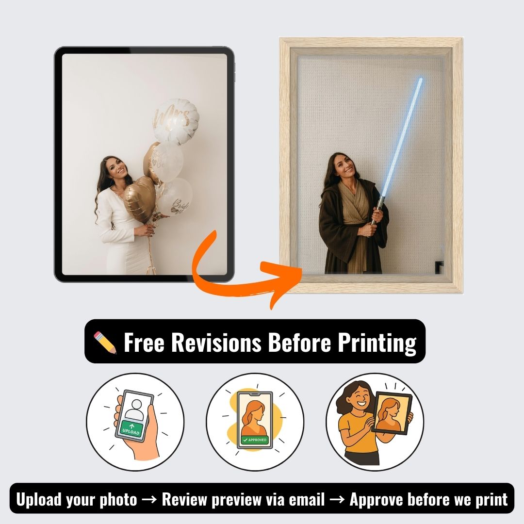 Personalized Movie Portrait – Canvas - Masterpiece Print