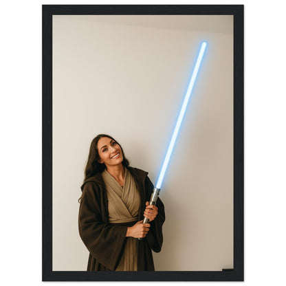 Personalized Movie Portrait – Framed Print - Masterpiece Print