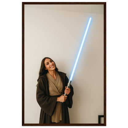 Personalized Movie Portrait – Framed Print - Masterpiece Print