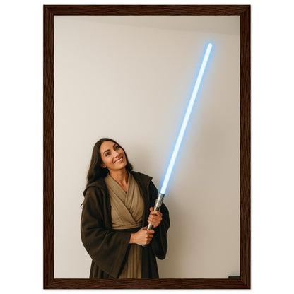 Personalized Movie Portrait – Framed Print - Masterpiece Print