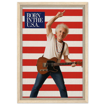 Personalized Music Star Portrait – Framed Canvas - Masterpiece Print