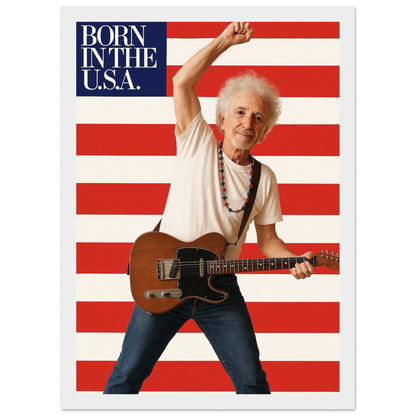 Personalized Music Star Portrait – Framed Print - Masterpiece Print