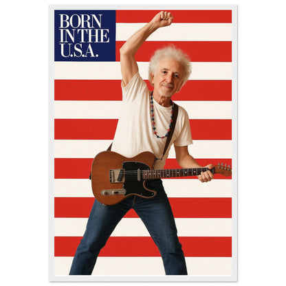 Personalized Music Star Portrait – Framed Print - Masterpiece Print